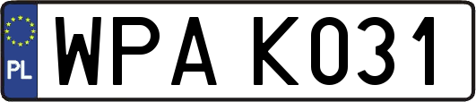 WPAK031