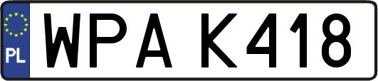 WPAK418