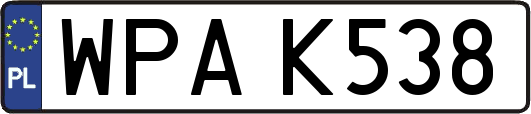 WPAK538