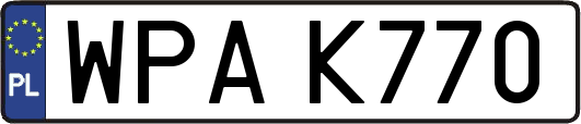WPAK770