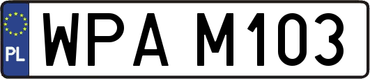 WPAM103