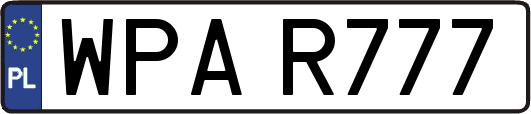 WPAR777