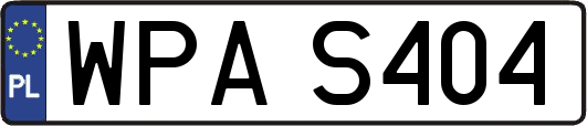 WPAS404