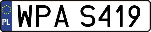 WPAS419