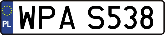 WPAS538