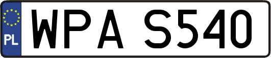 WPAS540