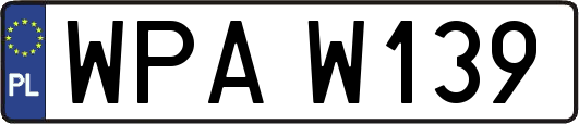 WPAW139