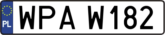 WPAW182