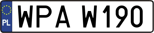 WPAW190