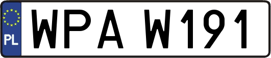 WPAW191