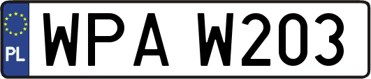 WPAW203