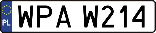 WPAW214