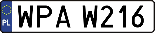 WPAW216