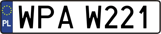 WPAW221