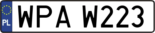 WPAW223