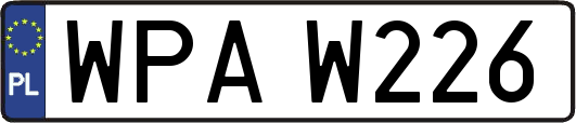 WPAW226