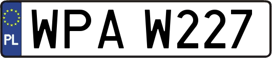 WPAW227