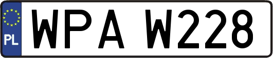 WPAW228