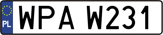 WPAW231