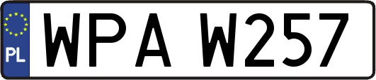 WPAW257