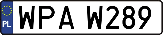 WPAW289