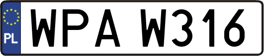 WPAW316
