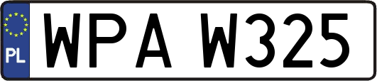 WPAW325