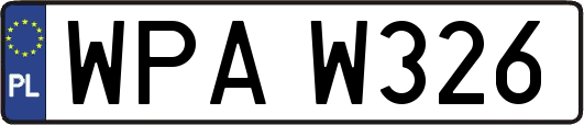 WPAW326