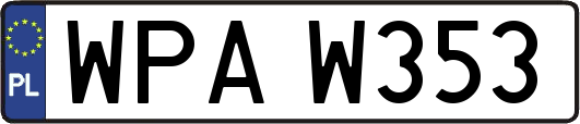 WPAW353