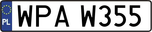 WPAW355