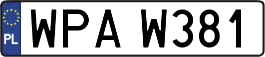 WPAW381