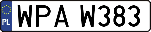 WPAW383