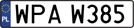 WPAW385