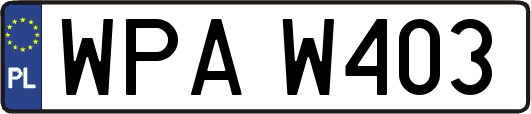 WPAW403