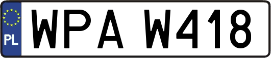 WPAW418