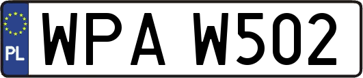 WPAW502