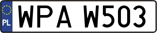 WPAW503