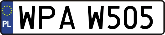 WPAW505