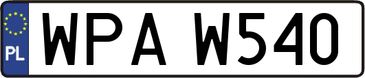 WPAW540