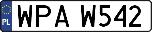 WPAW542