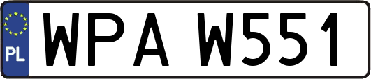 WPAW551