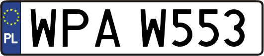 WPAW553