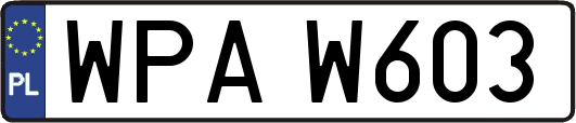 WPAW603