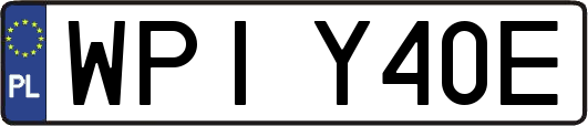 WPIY40E