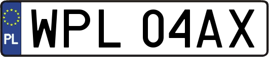 WPL04AX