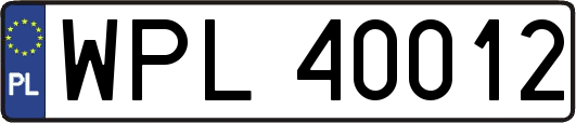 WPL40012