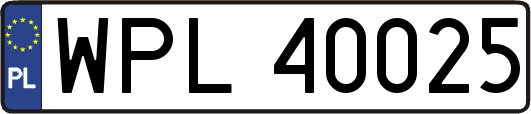 WPL40025