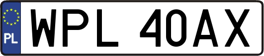 WPL40AX