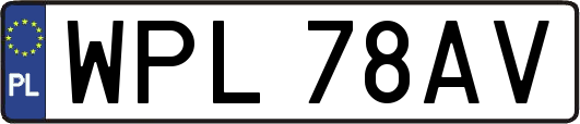WPL78AV