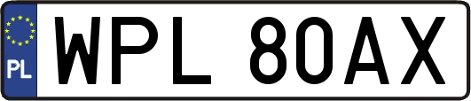 WPL80AX